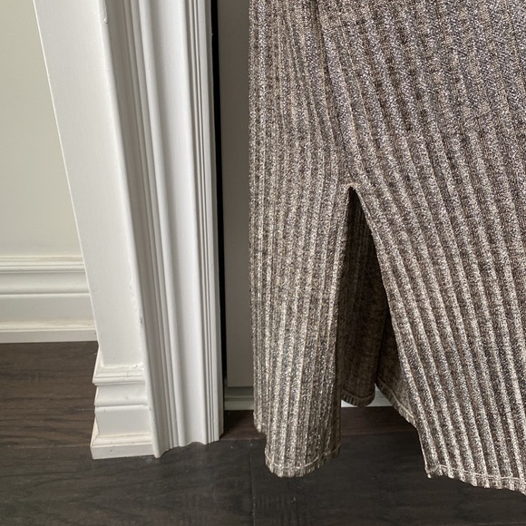 ALICE + OLIVIA metallic silver dress size 0 - Picture 8 of 8